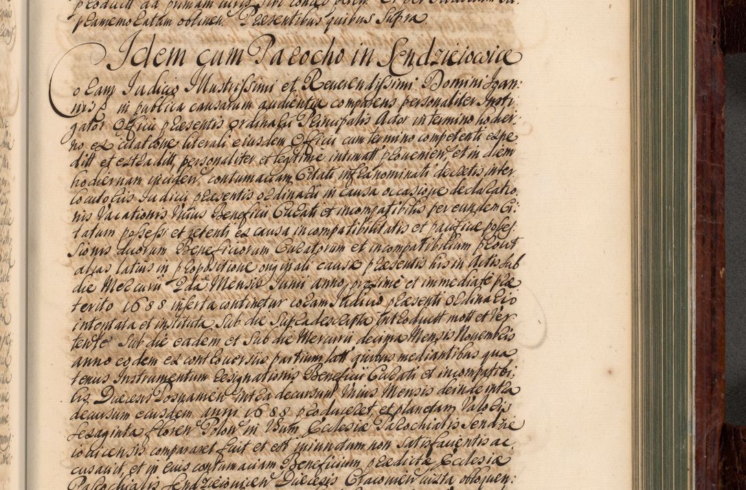 Zdjęcie nr 674 dla obiektu archiwalnego: Acta actorum episcopalium R. D. Joannis a Małachowice Małachowski, episcopi Cracoviensis a die 16 Julii anni 1688 et 1689 acticatorum. Volumen IV