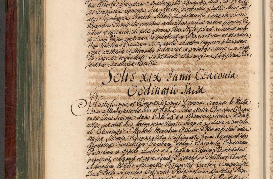 Zdjęcie nr 667 dla obiektu archiwalnego: Acta actorum episcopalium R. D. Joannis a Małachowice Małachowski, episcopi Cracoviensis a die 16 Julii anni 1688 et 1689 acticatorum. Volumen IV