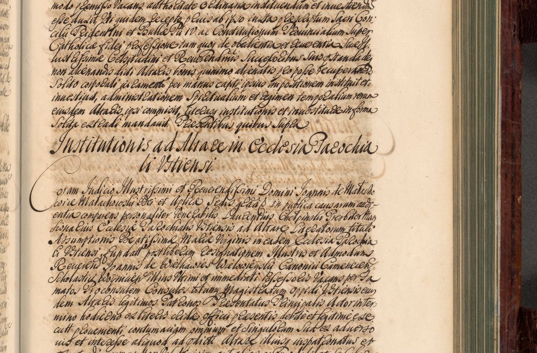 Zdjęcie nr 656 dla obiektu archiwalnego: Acta actorum episcopalium R. D. Joannis a Małachowice Małachowski, episcopi Cracoviensis a die 16 Julii anni 1688 et 1689 acticatorum. Volumen IV