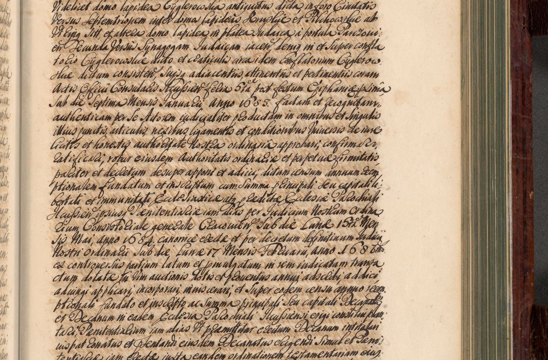 Zdjęcie nr 646 dla obiektu archiwalnego: Acta actorum episcopalium R. D. Joannis a Małachowice Małachowski, episcopi Cracoviensis a die 16 Julii anni 1688 et 1689 acticatorum. Volumen IV