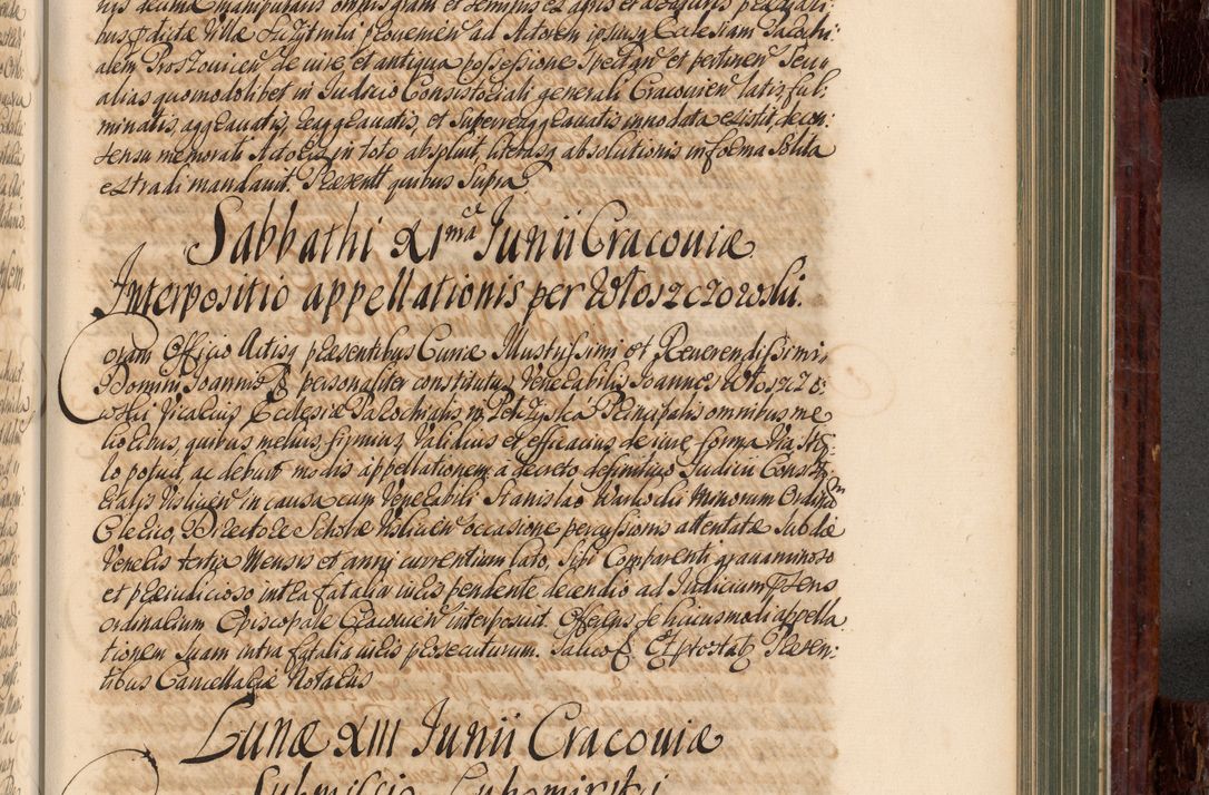 Zdjęcie nr 640 dla obiektu archiwalnego: Acta actorum episcopalium R. D. Joannis a Małachowice Małachowski, episcopi Cracoviensis a die 16 Julii anni 1688 et 1689 acticatorum. Volumen IV