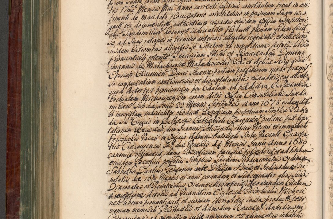 Zdjęcie nr 635 dla obiektu archiwalnego: Acta actorum episcopalium R. D. Joannis a Małachowice Małachowski, episcopi Cracoviensis a die 16 Julii anni 1688 et 1689 acticatorum. Volumen IV
