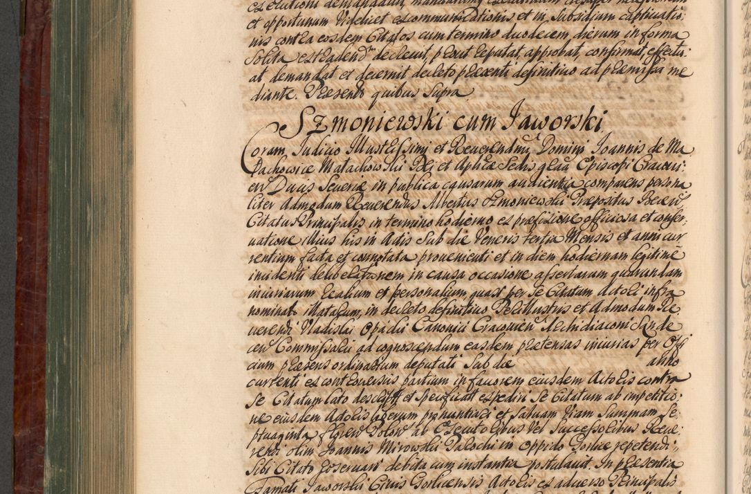 Zdjęcie nr 629 dla obiektu archiwalnego: Acta actorum episcopalium R. D. Joannis a Małachowice Małachowski, episcopi Cracoviensis a die 16 Julii anni 1688 et 1689 acticatorum. Volumen IV