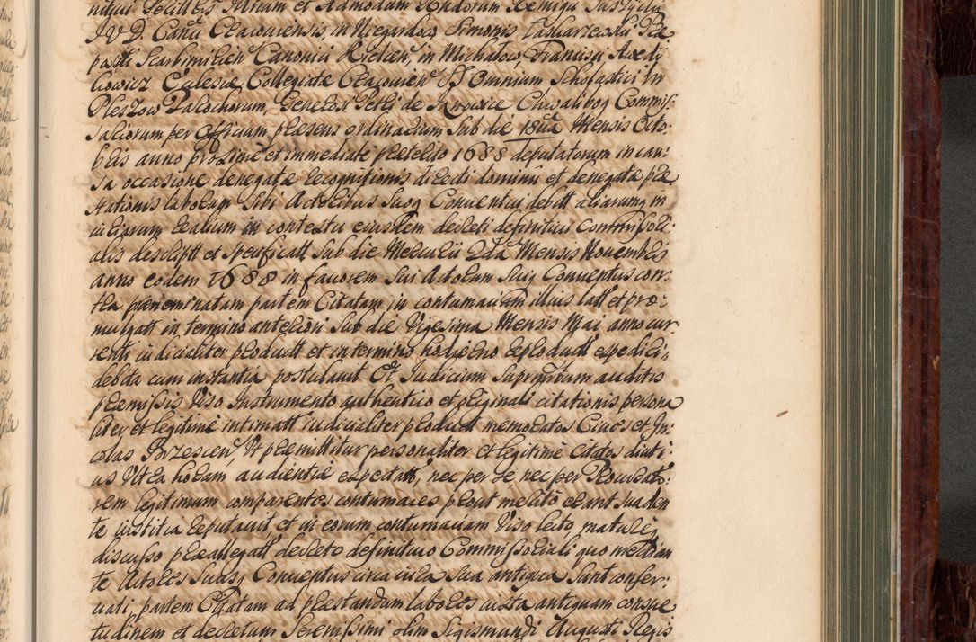 Zdjęcie nr 628 dla obiektu archiwalnego: Acta actorum episcopalium R. D. Joannis a Małachowice Małachowski, episcopi Cracoviensis a die 16 Julii anni 1688 et 1689 acticatorum. Volumen IV