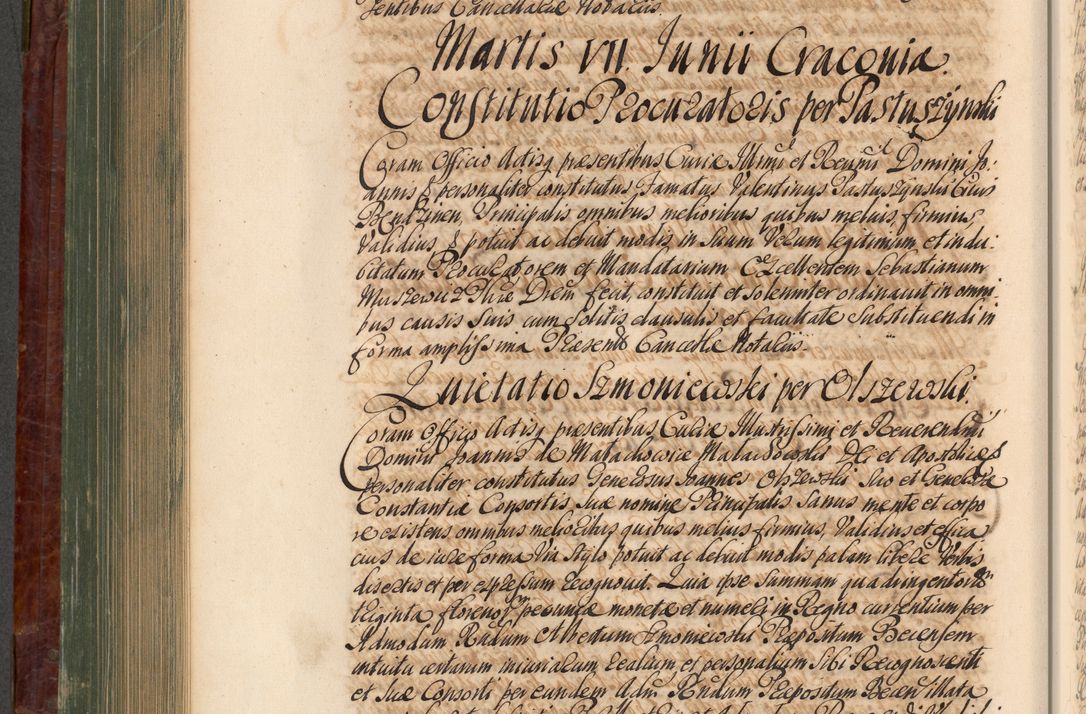 Zdjęcie nr 621 dla obiektu archiwalnego: Acta actorum episcopalium R. D. Joannis a Małachowice Małachowski, episcopi Cracoviensis a die 16 Julii anni 1688 et 1689 acticatorum. Volumen IV
