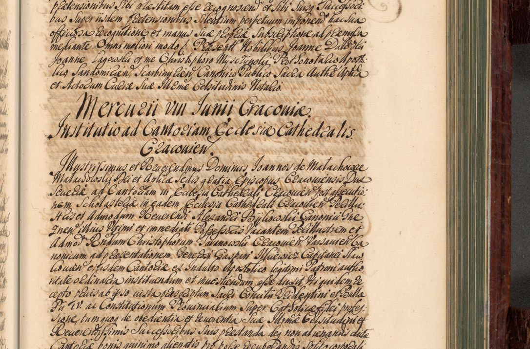 Zdjęcie nr 622 dla obiektu archiwalnego: Acta actorum episcopalium R. D. Joannis a Małachowice Małachowski, episcopi Cracoviensis a die 16 Julii anni 1688 et 1689 acticatorum. Volumen IV