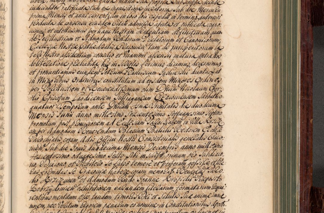 Zdjęcie nr 618 dla obiektu archiwalnego: Acta actorum episcopalium R. D. Joannis a Małachowice Małachowski, episcopi Cracoviensis a die 16 Julii anni 1688 et 1689 acticatorum. Volumen IV