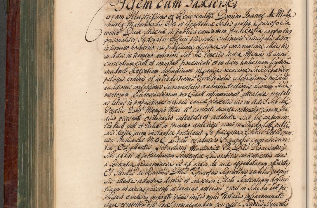 Zdjęcie nr 617 dla obiektu archiwalnego: Acta actorum episcopalium R. D. Joannis a Małachowice Małachowski, episcopi Cracoviensis a die 16 Julii anni 1688 et 1689 acticatorum. Volumen IV