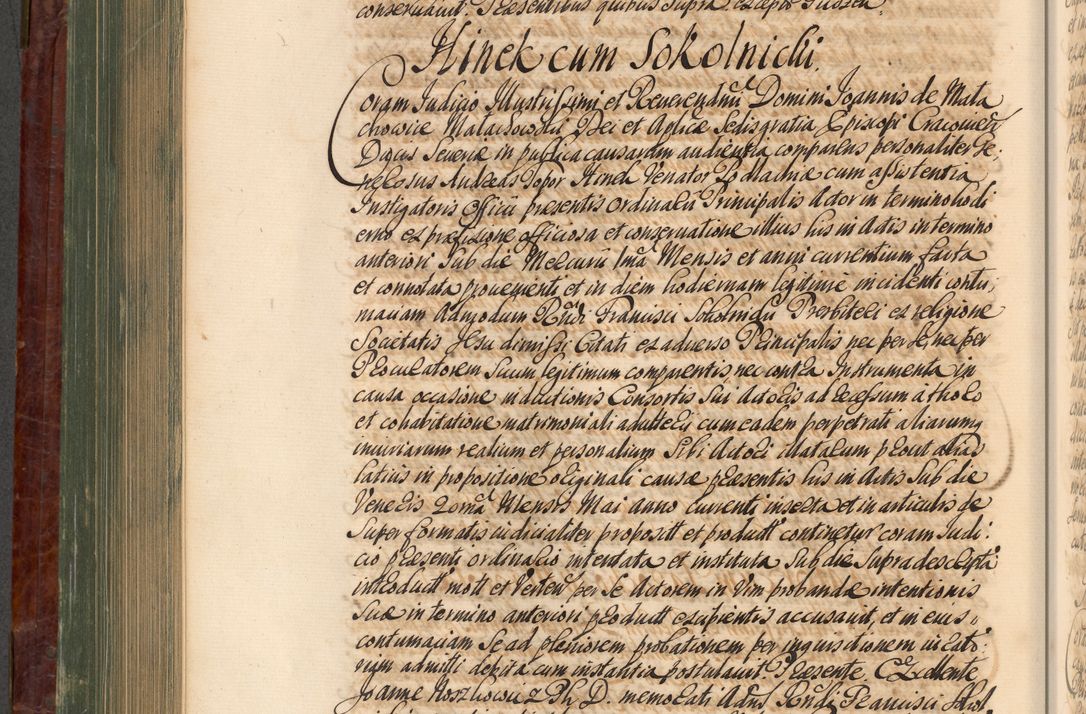 Zdjęcie nr 615 dla obiektu archiwalnego: Acta actorum episcopalium R. D. Joannis a Małachowice Małachowski, episcopi Cracoviensis a die 16 Julii anni 1688 et 1689 acticatorum. Volumen IV