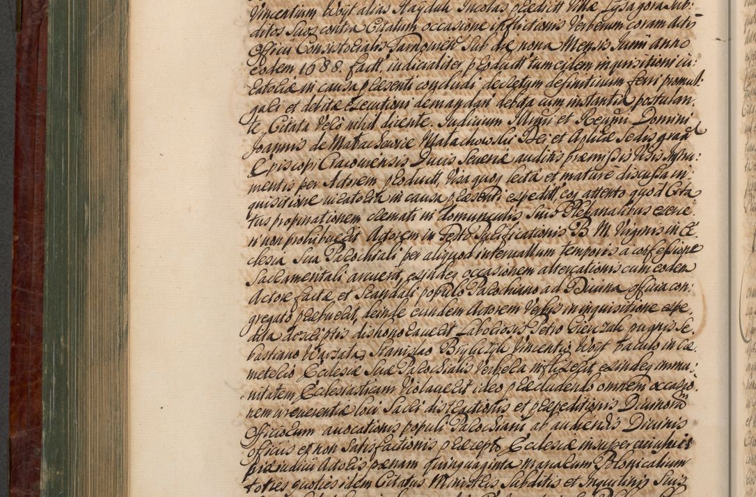 Zdjęcie nr 613 dla obiektu archiwalnego: Acta actorum episcopalium R. D. Joannis a Małachowice Małachowski, episcopi Cracoviensis a die 16 Julii anni 1688 et 1689 acticatorum. Volumen IV
