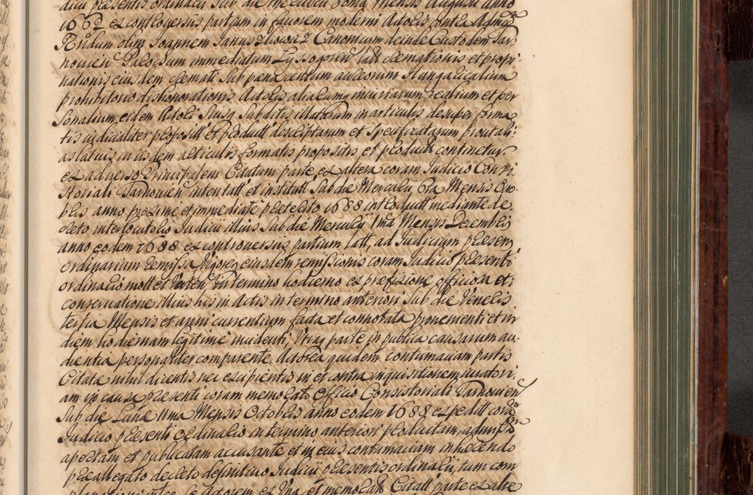 Zdjęcie nr 612 dla obiektu archiwalnego: Acta actorum episcopalium R. D. Joannis a Małachowice Małachowski, episcopi Cracoviensis a die 16 Julii anni 1688 et 1689 acticatorum. Volumen IV