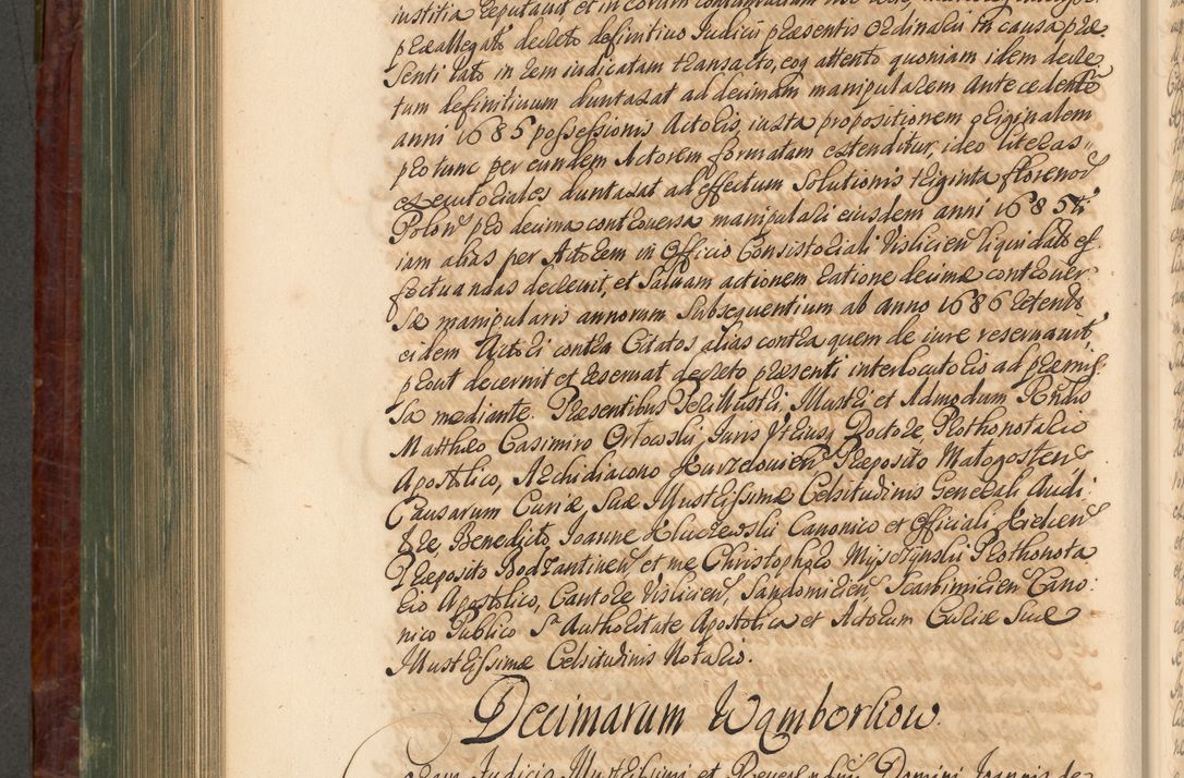 Zdjęcie nr 811 dla obiektu archiwalnego: Acta actorum episcopalium R. D. Joannis a Małachowice Małachowski, episcopi Cracoviensis a die 16 Julii anni 1688 et 1689 acticatorum. Volumen IV