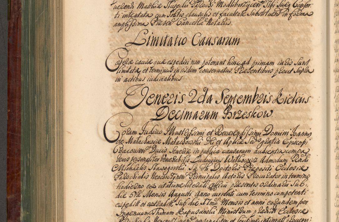 Zdjęcie nr 809 dla obiektu archiwalnego: Acta actorum episcopalium R. D. Joannis a Małachowice Małachowski, episcopi Cracoviensis a die 16 Julii anni 1688 et 1689 acticatorum. Volumen IV
