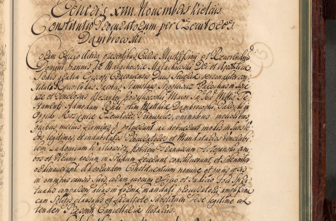 Zdjęcie nr 1004 dla obiektu archiwalnego: Acta actorum episcopalium R. D. Joannis a Małachowice Małachowski, episcopi Cracoviensis a die 16 Julii anni 1688 et 1689 acticatorum. Volumen IV