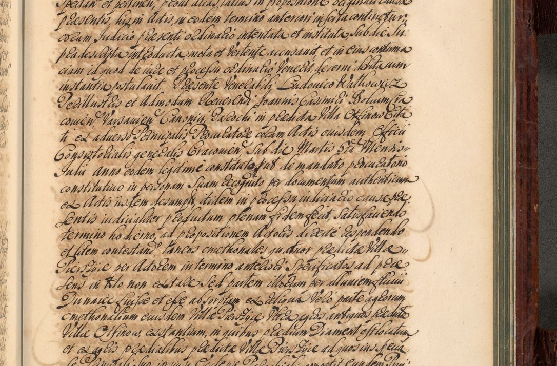 Zdjęcie nr 996 dla obiektu archiwalnego: Acta actorum episcopalium R. D. Joannis a Małachowice Małachowski, episcopi Cracoviensis a die 16 Julii anni 1688 et 1689 acticatorum. Volumen IV