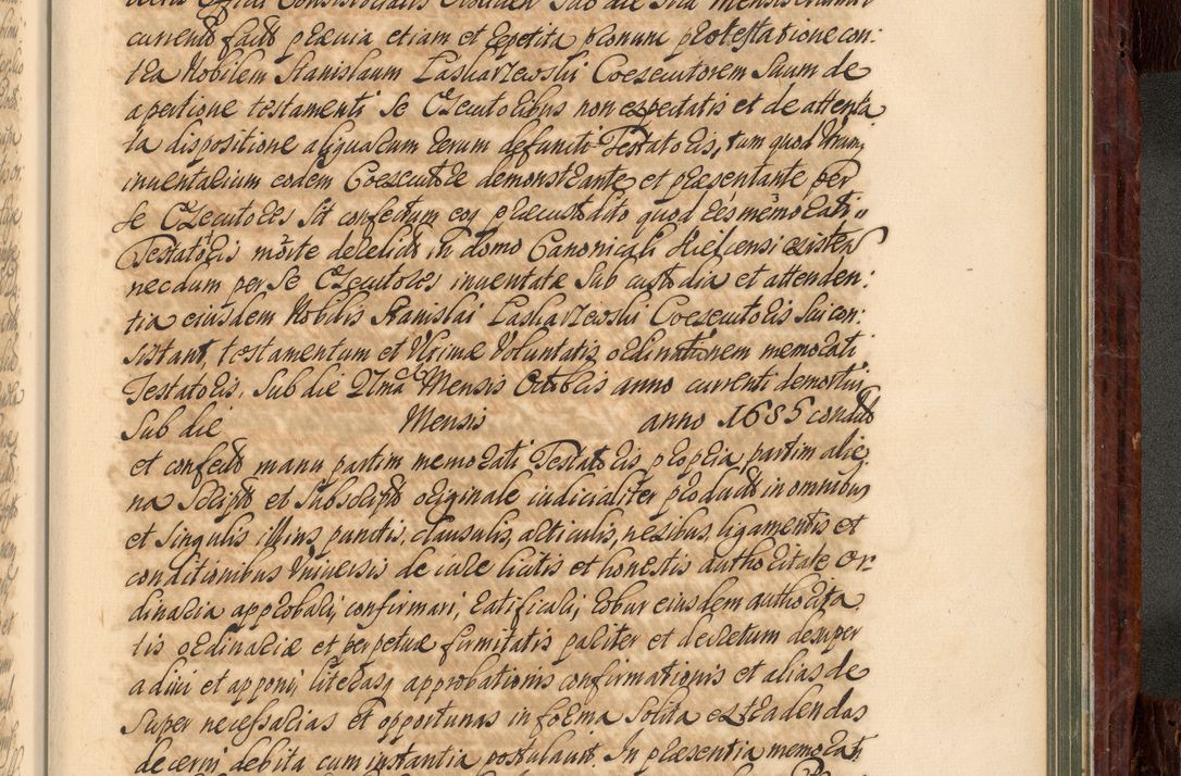 Zdjęcie nr 992 dla obiektu archiwalnego: Acta actorum episcopalium R. D. Joannis a Małachowice Małachowski, episcopi Cracoviensis a die 16 Julii anni 1688 et 1689 acticatorum. Volumen IV