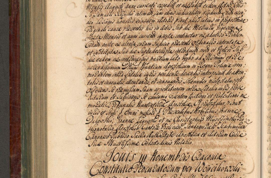 Zdjęcie nr 985 dla obiektu archiwalnego: Acta actorum episcopalium R. D. Joannis a Małachowice Małachowski, episcopi Cracoviensis a die 16 Julii anni 1688 et 1689 acticatorum. Volumen IV