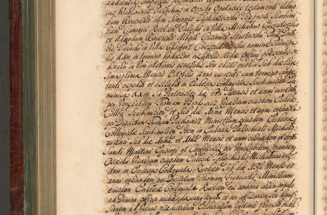 Zdjęcie nr 991 dla obiektu archiwalnego: Acta actorum episcopalium R. D. Joannis a Małachowice Małachowski, episcopi Cracoviensis a die 16 Julii anni 1688 et 1689 acticatorum. Volumen IV