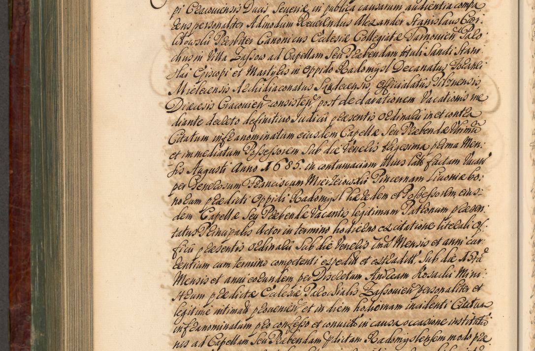 Zdjęcie nr 963 dla obiektu archiwalnego: Acta actorum episcopalium R. D. Joannis a Małachowice Małachowski, episcopi Cracoviensis a die 16 Julii anni 1688 et 1689 acticatorum. Volumen IV