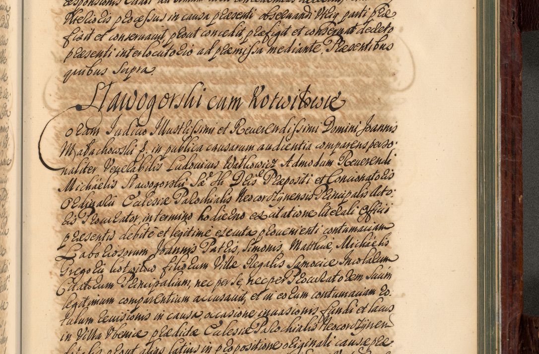 Zdjęcie nr 960 dla obiektu archiwalnego: Acta actorum episcopalium R. D. Joannis a Małachowice Małachowski, episcopi Cracoviensis a die 16 Julii anni 1688 et 1689 acticatorum. Volumen IV