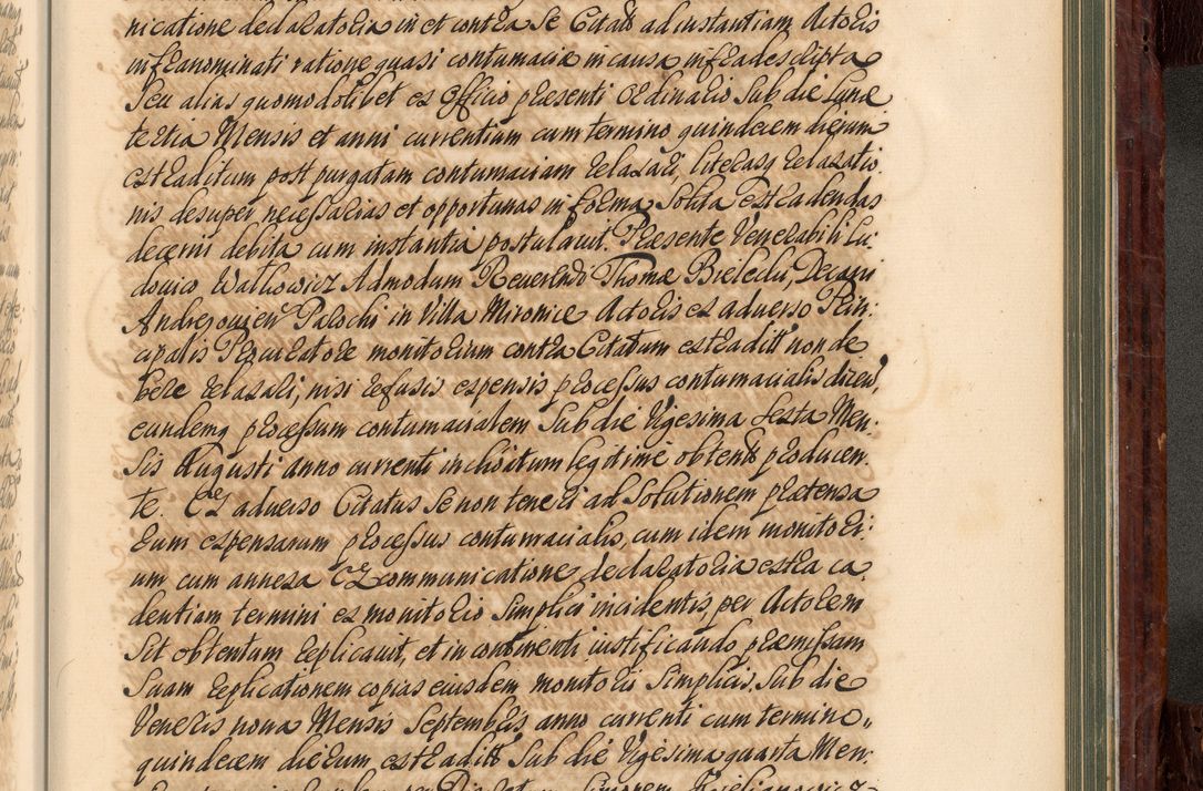 Zdjęcie nr 958 dla obiektu archiwalnego: Acta actorum episcopalium R. D. Joannis a Małachowice Małachowski, episcopi Cracoviensis a die 16 Julii anni 1688 et 1689 acticatorum. Volumen IV