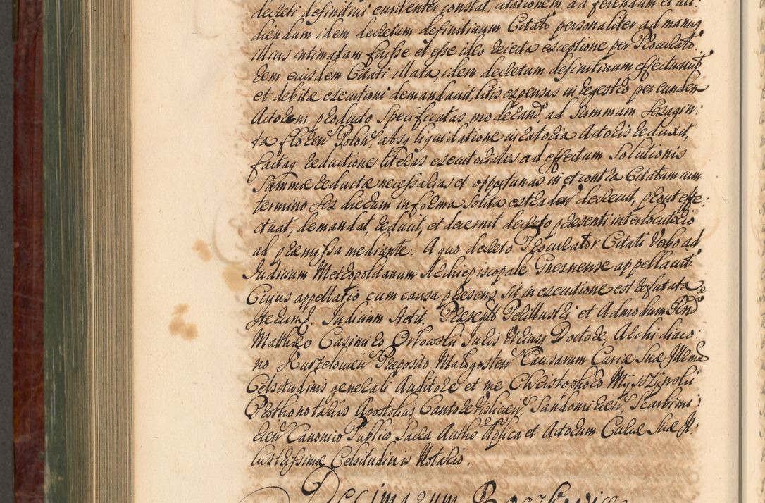 Zdjęcie nr 957 dla obiektu archiwalnego: Acta actorum episcopalium R. D. Joannis a Małachowice Małachowski, episcopi Cracoviensis a die 16 Julii anni 1688 et 1689 acticatorum. Volumen IV