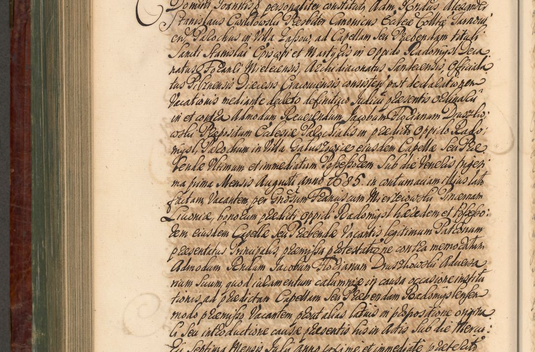 Zdjęcie nr 953 dla obiektu archiwalnego: Acta actorum episcopalium R. D. Joannis a Małachowice Małachowski, episcopi Cracoviensis a die 16 Julii anni 1688 et 1689 acticatorum. Volumen IV