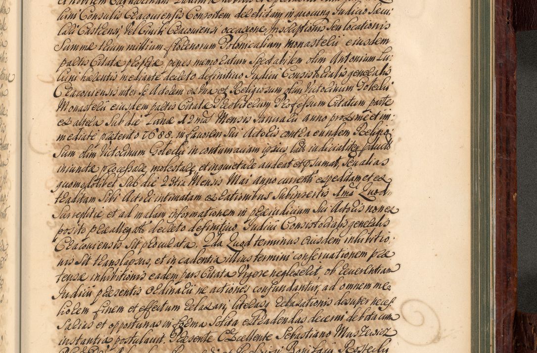 Zdjęcie nr 950 dla obiektu archiwalnego: Acta actorum episcopalium R. D. Joannis a Małachowice Małachowski, episcopi Cracoviensis a die 16 Julii anni 1688 et 1689 acticatorum. Volumen IV