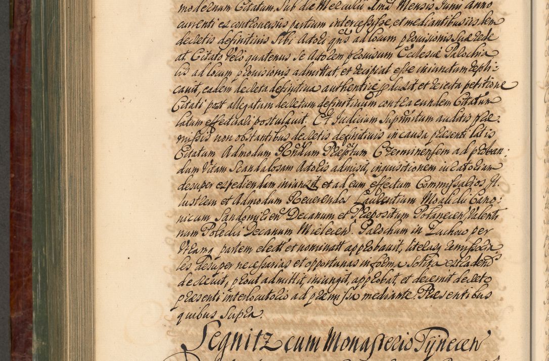 Zdjęcie nr 949 dla obiektu archiwalnego: Acta actorum episcopalium R. D. Joannis a Małachowice Małachowski, episcopi Cracoviensis a die 16 Julii anni 1688 et 1689 acticatorum. Volumen IV