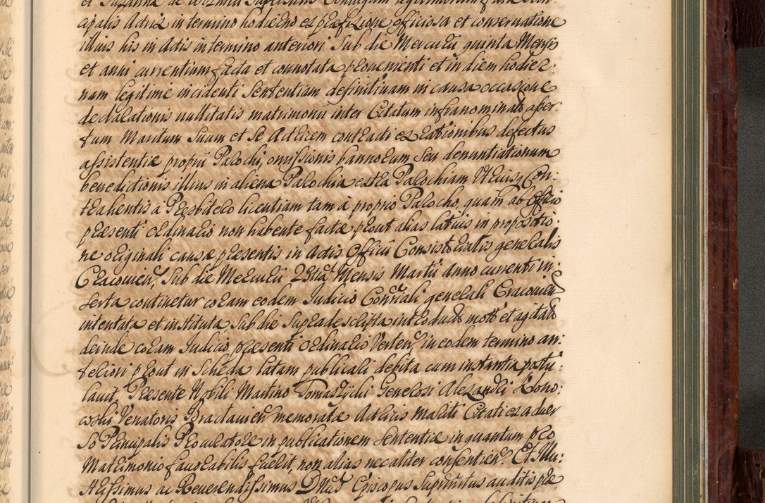 Zdjęcie nr 944 dla obiektu archiwalnego: Acta actorum episcopalium R. D. Joannis a Małachowice Małachowski, episcopi Cracoviensis a die 16 Julii anni 1688 et 1689 acticatorum. Volumen IV