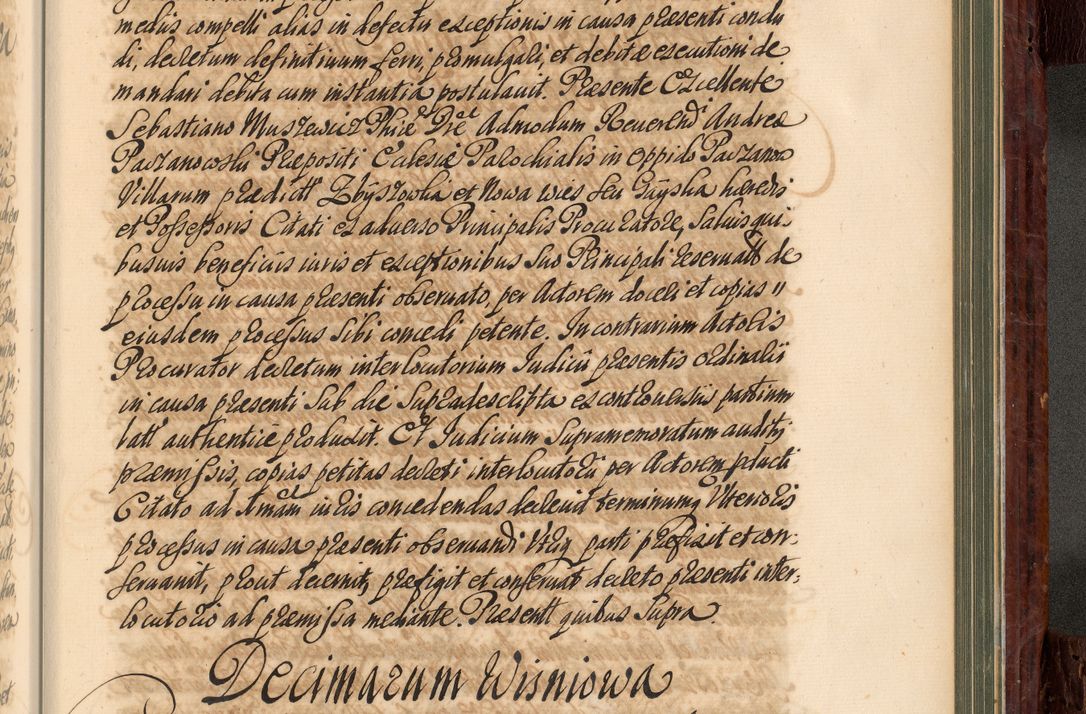 Zdjęcie nr 940 dla obiektu archiwalnego: Acta actorum episcopalium R. D. Joannis a Małachowice Małachowski, episcopi Cracoviensis a die 16 Julii anni 1688 et 1689 acticatorum. Volumen IV