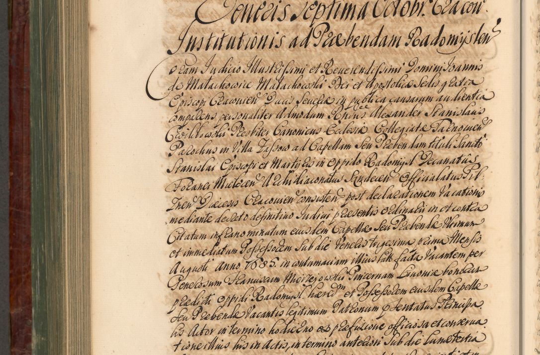 Zdjęcie nr 935 dla obiektu archiwalnego: Acta actorum episcopalium R. D. Joannis a Małachowice Małachowski, episcopi Cracoviensis a die 16 Julii anni 1688 et 1689 acticatorum. Volumen IV