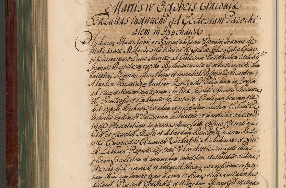 Zdjęcie nr 925 dla obiektu archiwalnego: Acta actorum episcopalium R. D. Joannis a Małachowice Małachowski, episcopi Cracoviensis a die 16 Julii anni 1688 et 1689 acticatorum. Volumen IV