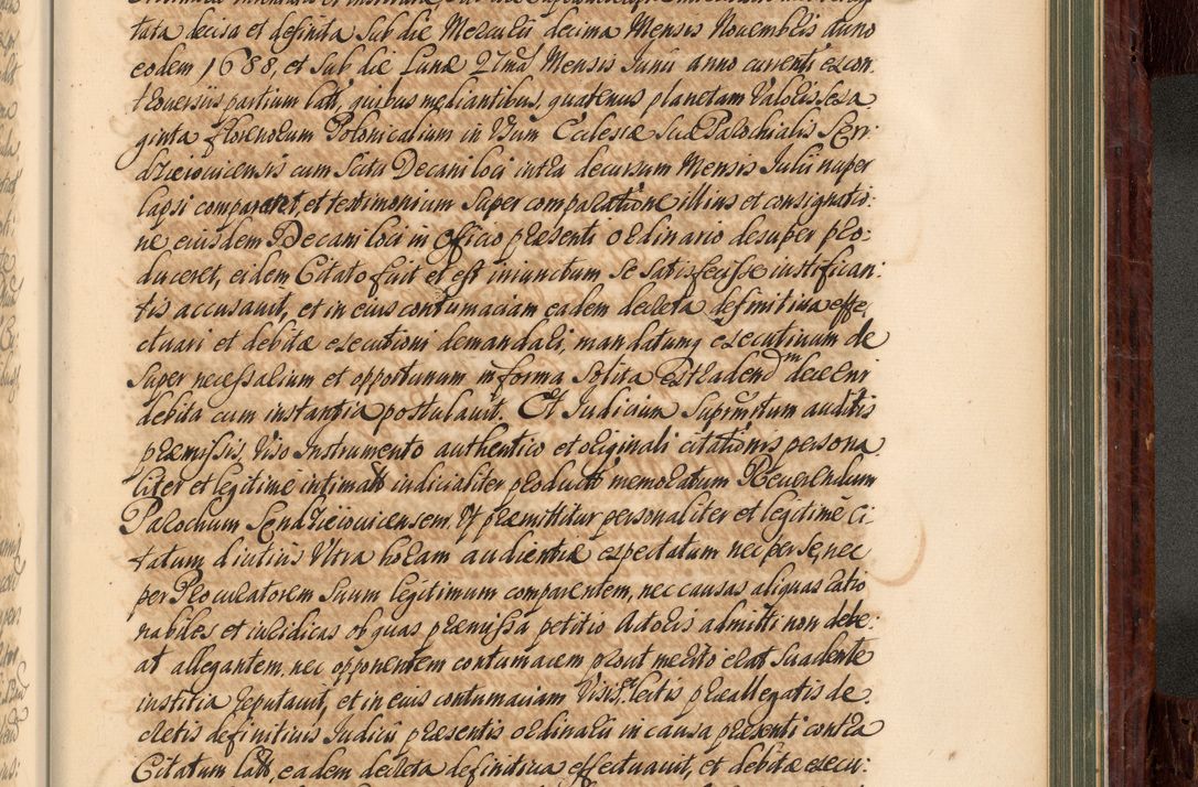 Zdjęcie nr 922 dla obiektu archiwalnego: Acta actorum episcopalium R. D. Joannis a Małachowice Małachowski, episcopi Cracoviensis a die 16 Julii anni 1688 et 1689 acticatorum. Volumen IV