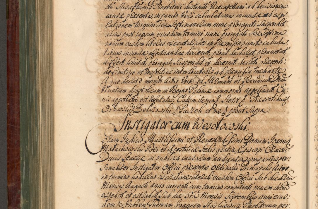 Zdjęcie nr 921 dla obiektu archiwalnego: Acta actorum episcopalium R. D. Joannis a Małachowice Małachowski, episcopi Cracoviensis a die 16 Julii anni 1688 et 1689 acticatorum. Volumen IV