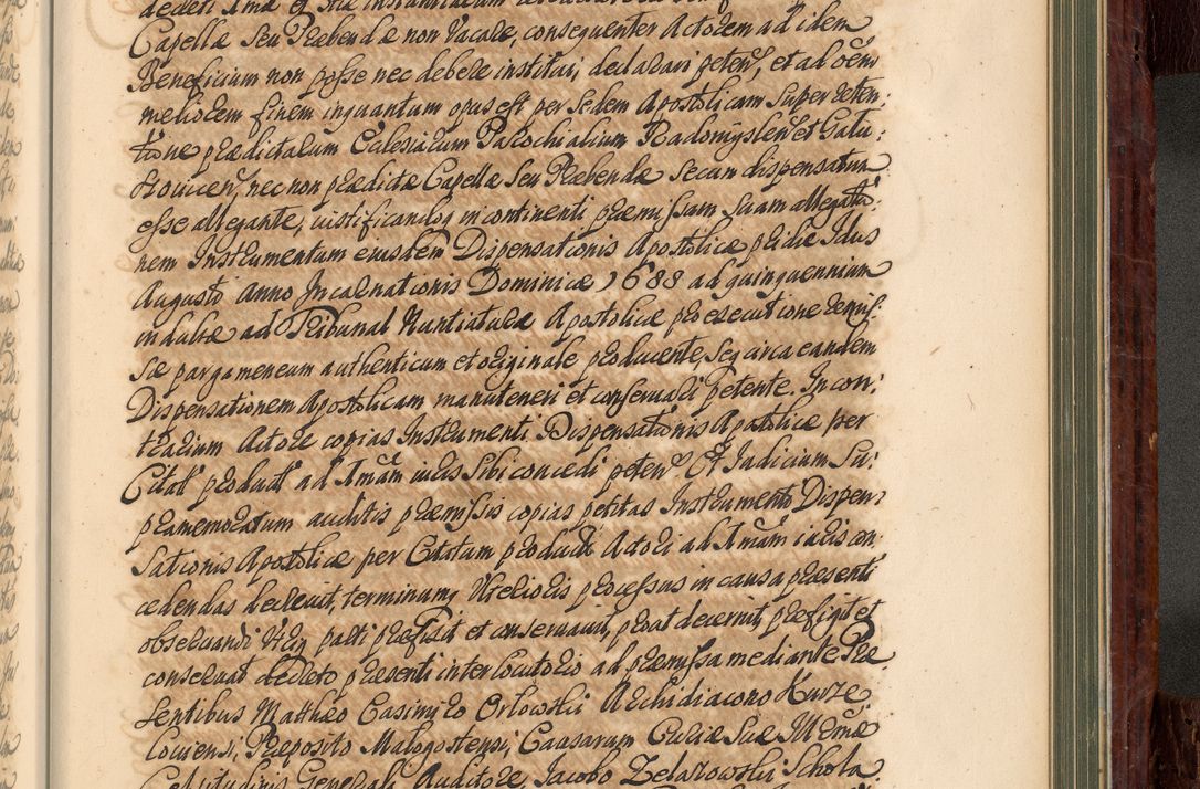 Zdjęcie nr 916 dla obiektu archiwalnego: Acta actorum episcopalium R. D. Joannis a Małachowice Małachowski, episcopi Cracoviensis a die 16 Julii anni 1688 et 1689 acticatorum. Volumen IV