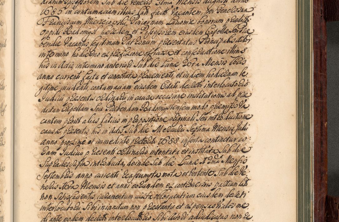 Zdjęcie nr 914 dla obiektu archiwalnego: Acta actorum episcopalium R. D. Joannis a Małachowice Małachowski, episcopi Cracoviensis a die 16 Julii anni 1688 et 1689 acticatorum. Volumen IV