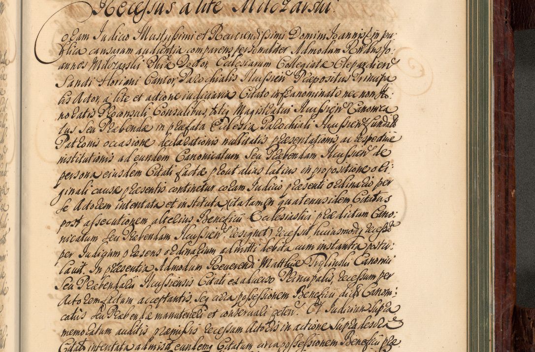 Zdjęcie nr 910 dla obiektu archiwalnego: Acta actorum episcopalium R. D. Joannis a Małachowice Małachowski, episcopi Cracoviensis a die 16 Julii anni 1688 et 1689 acticatorum. Volumen IV