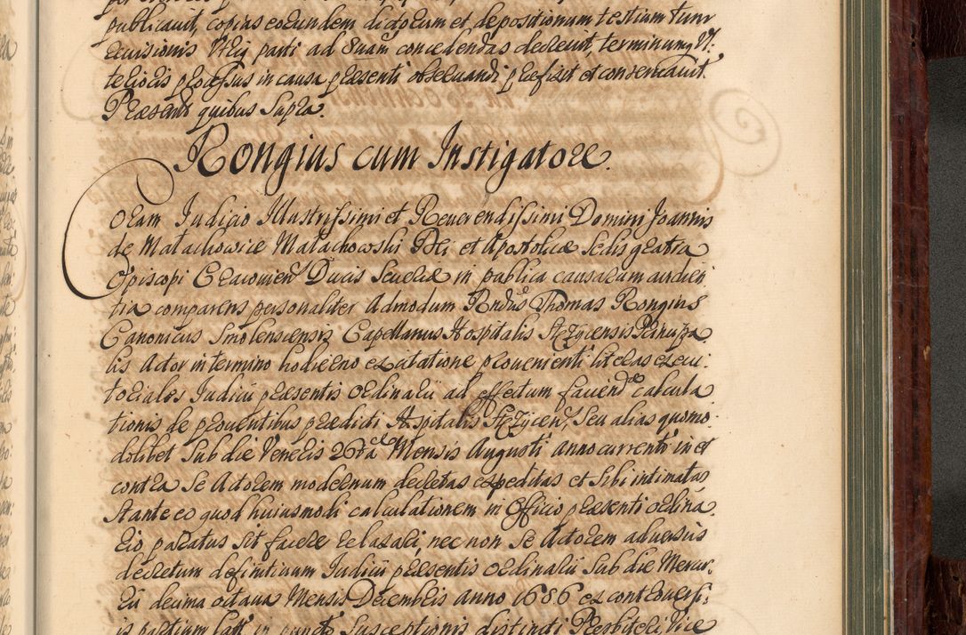 Zdjęcie nr 908 dla obiektu archiwalnego: Acta actorum episcopalium R. D. Joannis a Małachowice Małachowski, episcopi Cracoviensis a die 16 Julii anni 1688 et 1689 acticatorum. Volumen IV