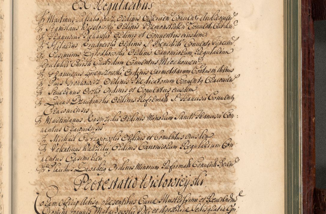 Zdjęcie nr 898 dla obiektu archiwalnego: Acta actorum episcopalium R. D. Joannis a Małachowice Małachowski, episcopi Cracoviensis a die 16 Julii anni 1688 et 1689 acticatorum. Volumen IV