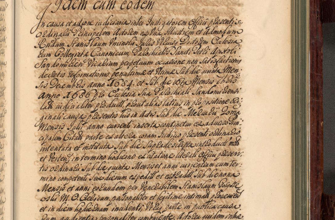 Zdjęcie nr 888 dla obiektu archiwalnego: Acta actorum episcopalium R. D. Joannis a Małachowice Małachowski, episcopi Cracoviensis a die 16 Julii anni 1688 et 1689 acticatorum. Volumen IV