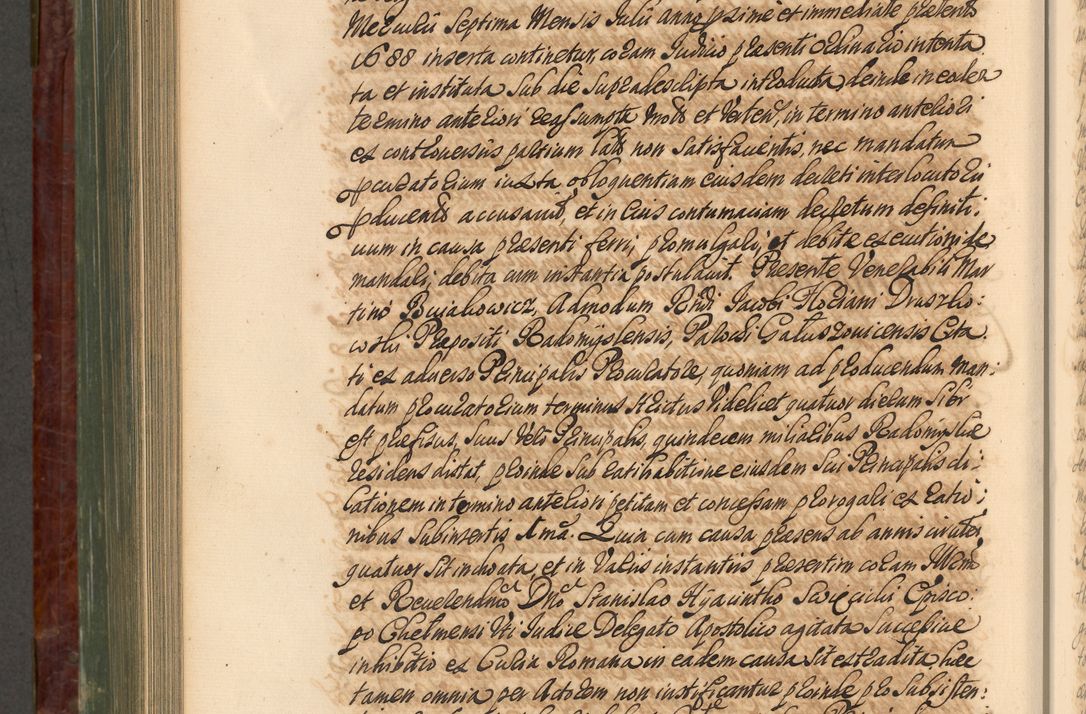 Zdjęcie nr 883 dla obiektu archiwalnego: Acta actorum episcopalium R. D. Joannis a Małachowice Małachowski, episcopi Cracoviensis a die 16 Julii anni 1688 et 1689 acticatorum. Volumen IV