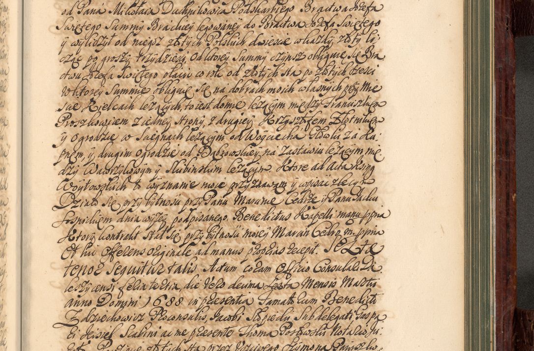 Zdjęcie nr 872 dla obiektu archiwalnego: Acta actorum episcopalium R. D. Joannis a Małachowice Małachowski, episcopi Cracoviensis a die 16 Julii anni 1688 et 1689 acticatorum. Volumen IV