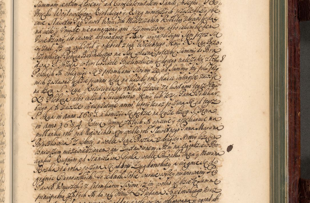 Zdjęcie nr 868 dla obiektu archiwalnego: Acta actorum episcopalium R. D. Joannis a Małachowice Małachowski, episcopi Cracoviensis a die 16 Julii anni 1688 et 1689 acticatorum. Volumen IV