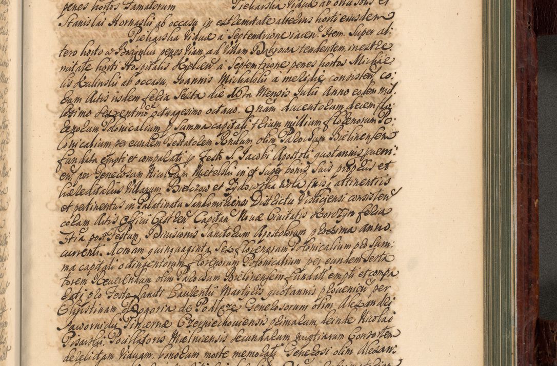 Zdjęcie nr 864 dla obiektu archiwalnego: Acta actorum episcopalium R. D. Joannis a Małachowice Małachowski, episcopi Cracoviensis a die 16 Julii anni 1688 et 1689 acticatorum. Volumen IV