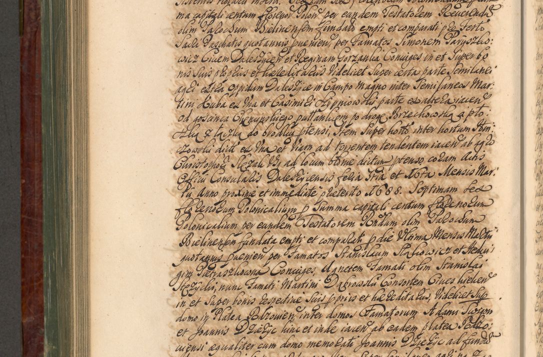Zdjęcie nr 863 dla obiektu archiwalnego: Acta actorum episcopalium R. D. Joannis a Małachowice Małachowski, episcopi Cracoviensis a die 16 Julii anni 1688 et 1689 acticatorum. Volumen IV
