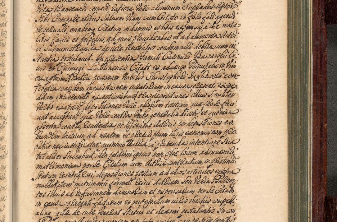 Zdjęcie nr 854 dla obiektu archiwalnego: Acta actorum episcopalium R. D. Joannis a Małachowice Małachowski, episcopi Cracoviensis a die 16 Julii anni 1688 et 1689 acticatorum. Volumen IV