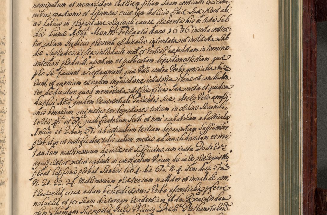 Zdjęcie nr 852 dla obiektu archiwalnego: Acta actorum episcopalium R. D. Joannis a Małachowice Małachowski, episcopi Cracoviensis a die 16 Julii anni 1688 et 1689 acticatorum. Volumen IV