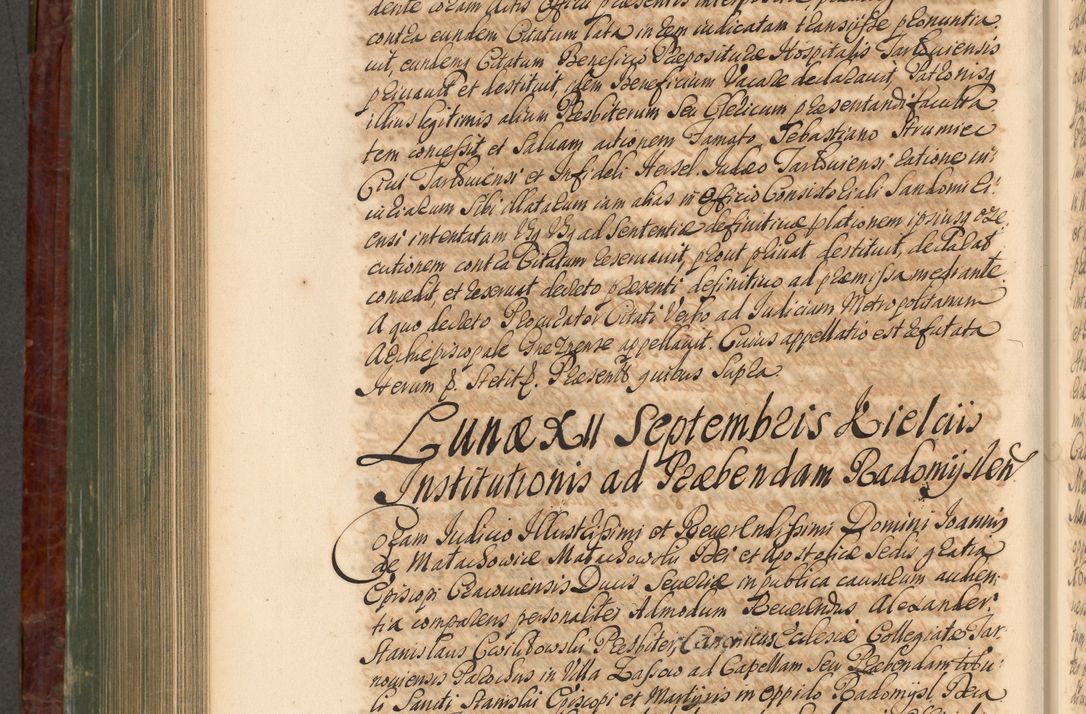 Zdjęcie nr 847 dla obiektu archiwalnego: Acta actorum episcopalium R. D. Joannis a Małachowice Małachowski, episcopi Cracoviensis a die 16 Julii anni 1688 et 1689 acticatorum. Volumen IV