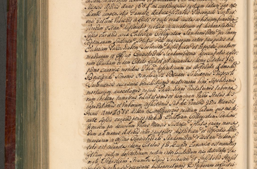 Zdjęcie nr 845 dla obiektu archiwalnego: Acta actorum episcopalium R. D. Joannis a Małachowice Małachowski, episcopi Cracoviensis a die 16 Julii anni 1688 et 1689 acticatorum. Volumen IV
